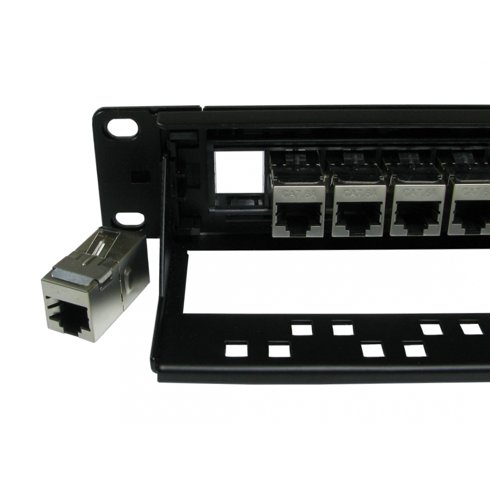 Cat6A Patch Panel Coupler Keystone Type