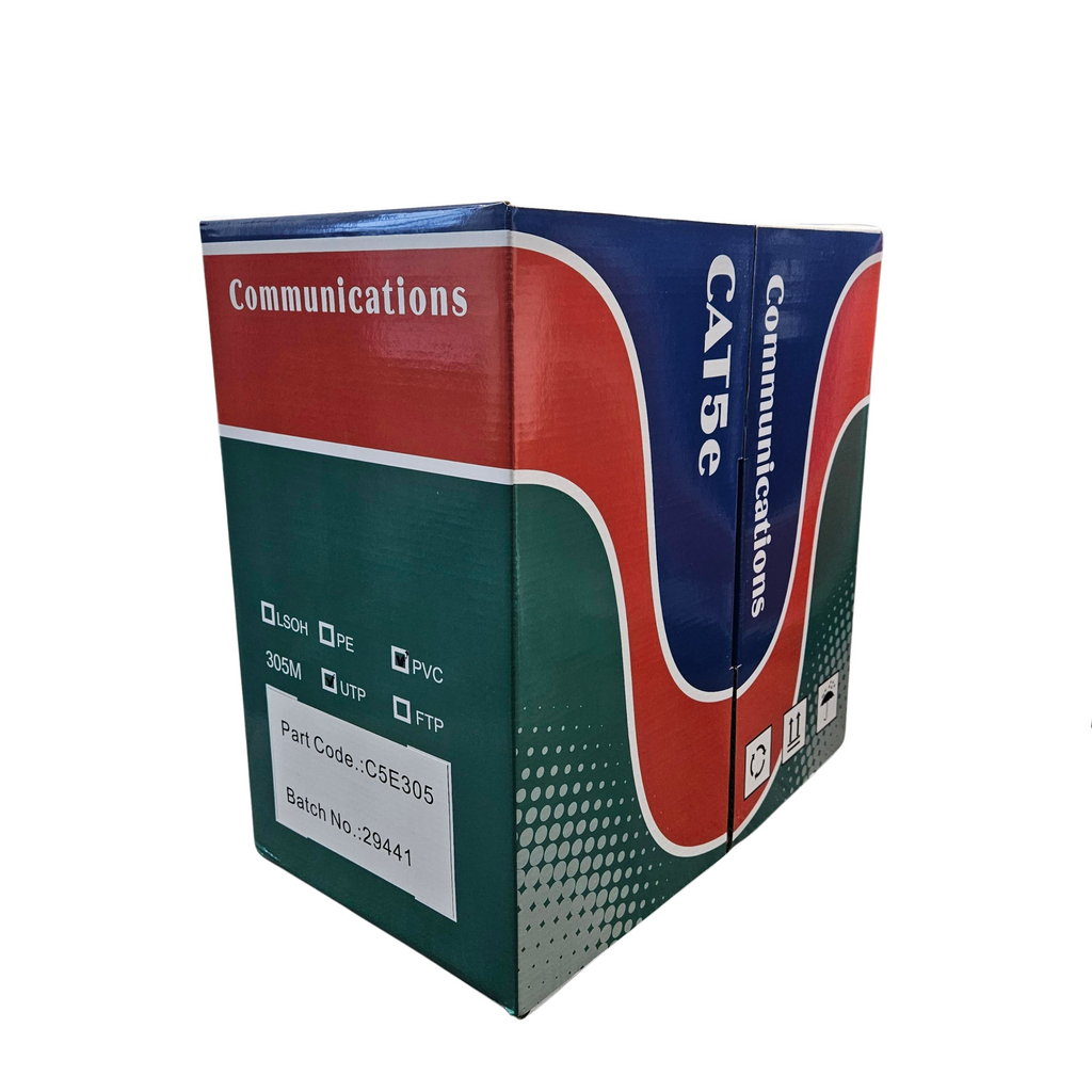 CAT 5e UTP Full Copper Solid Cable PVC 305m BOX Ethernet cable