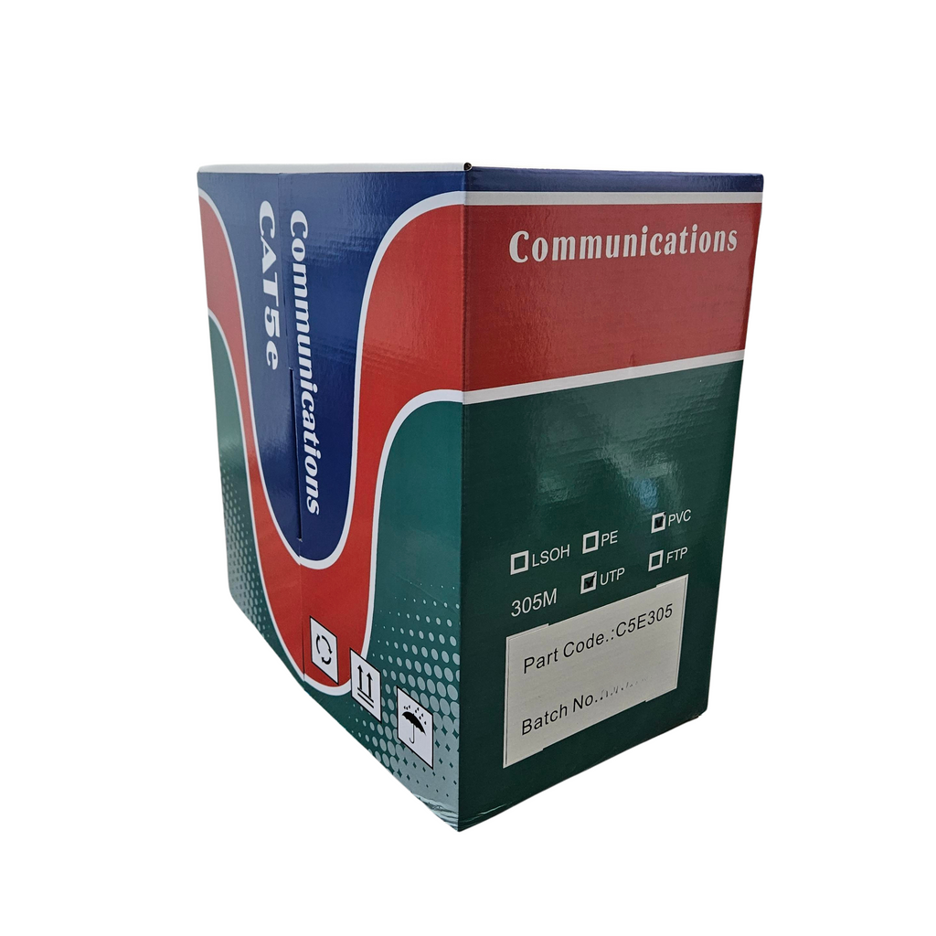 CAT 5e UTP Full Copper Solid Cable PVC 305m BOX Ethernet cable