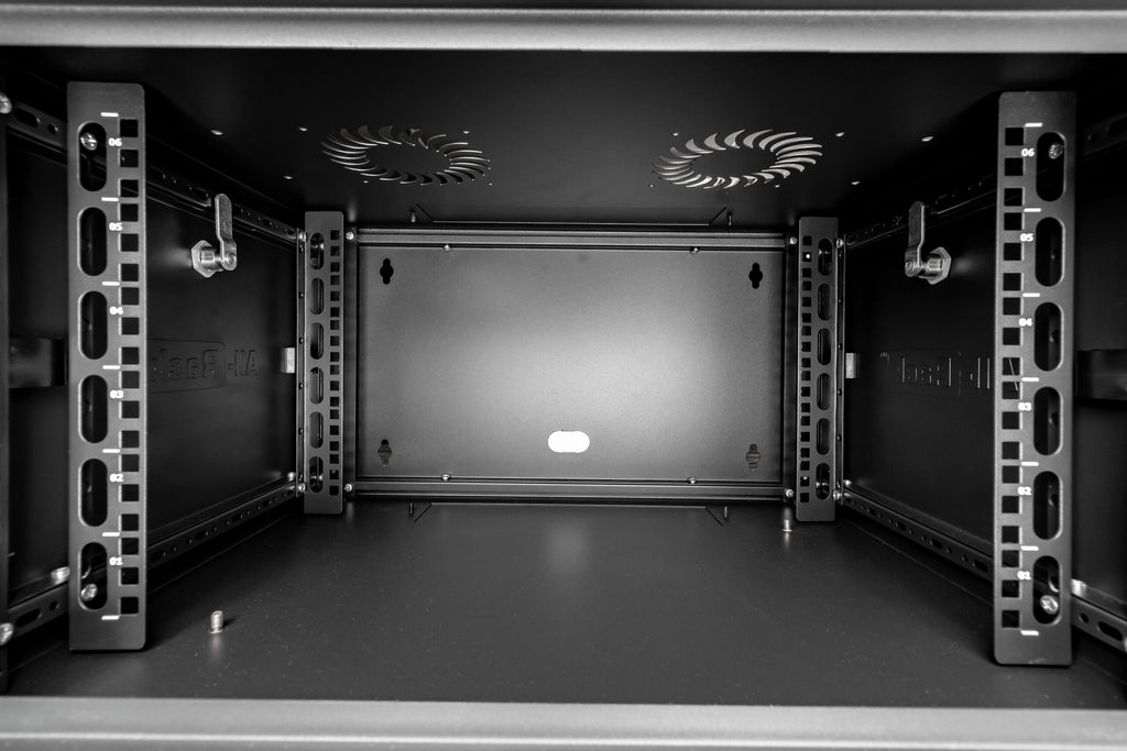 All-Rack Wall Mounted 6U 300mm Deep Data Cabinet