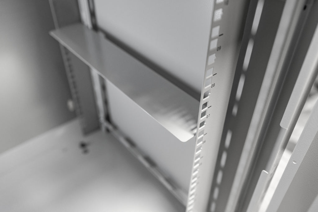 All-Rack Wall Mounted 15U 450mm Deep Data Cabinet, Grey