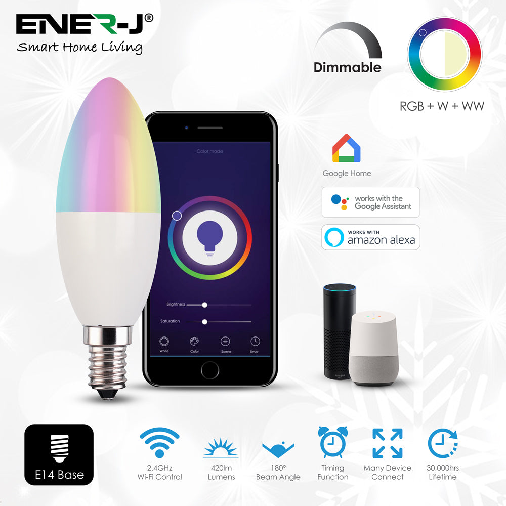 Smart WiFi LED Candle Lamp 4.5W