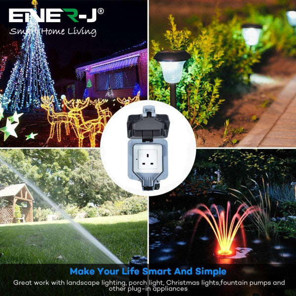 Outdoor Smart WiFi Socket IP55 Waterproof