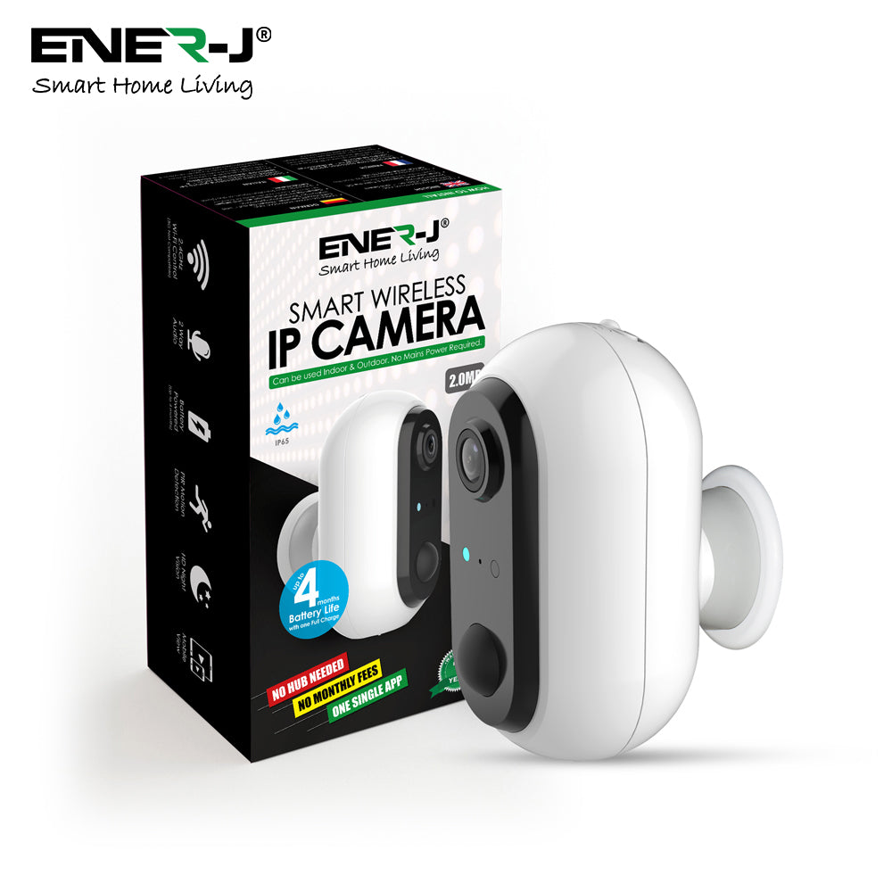 Smart Wireless 1080P Battery Camera with 2 pcs 18650 Battery