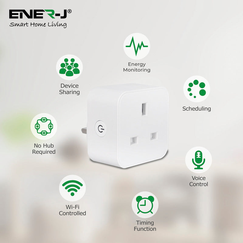WiFi Smart Plugs with Energy Monitor UK