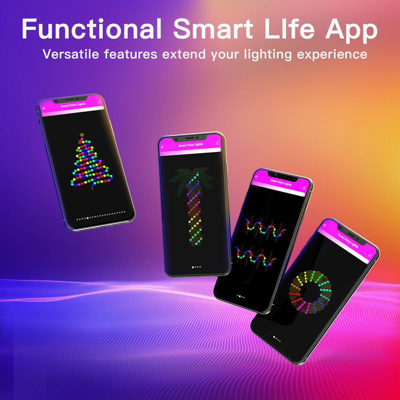 Smart WiFi RGB Fairy Lights with 5 Meters length 50 LEDs
