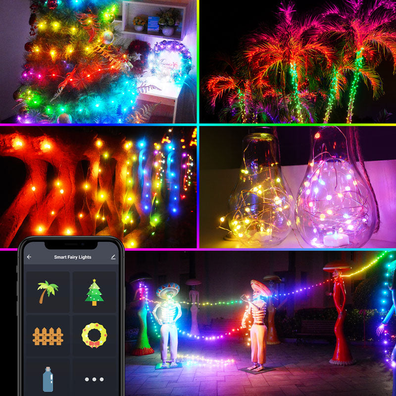 Smart WiFi RGB Fairy Lights with 5 Meters length 50 LEDs