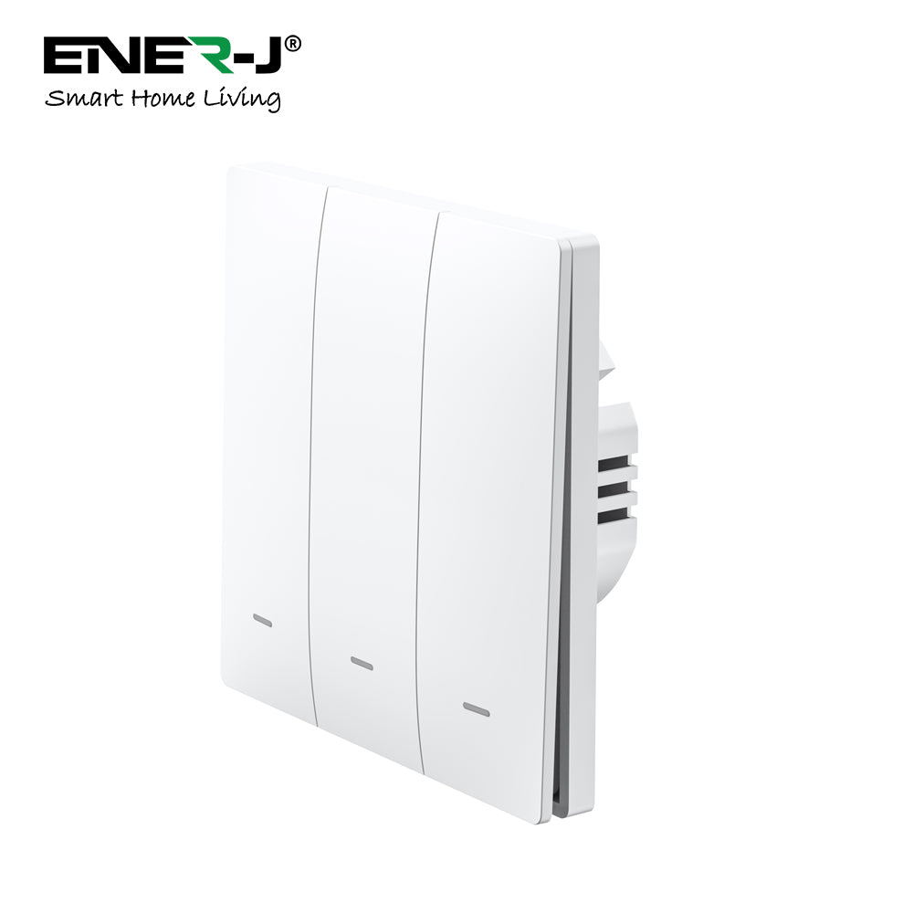 Smart Push Button Mechanical Light Switch No Neutral Needed APP & Voice Control