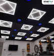 Double Square LED Ceiling Panel 60x60cms