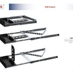 ALL‑RACK KVM Shelf for 800–1000mm Deep Floor Rack – KVM800‑1000
