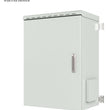 All-Rack IP66 Wall Mount Data Cabinet 12U 600mm Wide X 450mm Deep