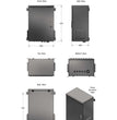 All-Rack IP66 Wall Mount Data Cabinet 12U 600mm Wide X 450mm Deep