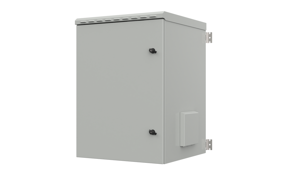 All-Rack IP55 Wall Mount Data Cabinet 16U 600mm Wide X 600mm Deep