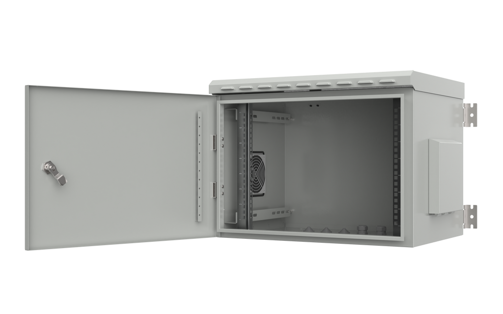 All-Rack IP55 Wall Mount Data Cabinet 7U 600mm Wide X 450mm Deep