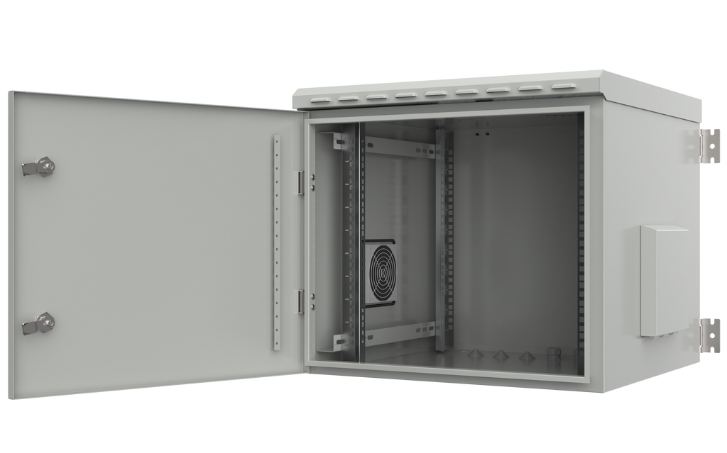 All-Rack IP55 Wall Mount Data Cabinet 9U 600mm Wide X 600mm Deep