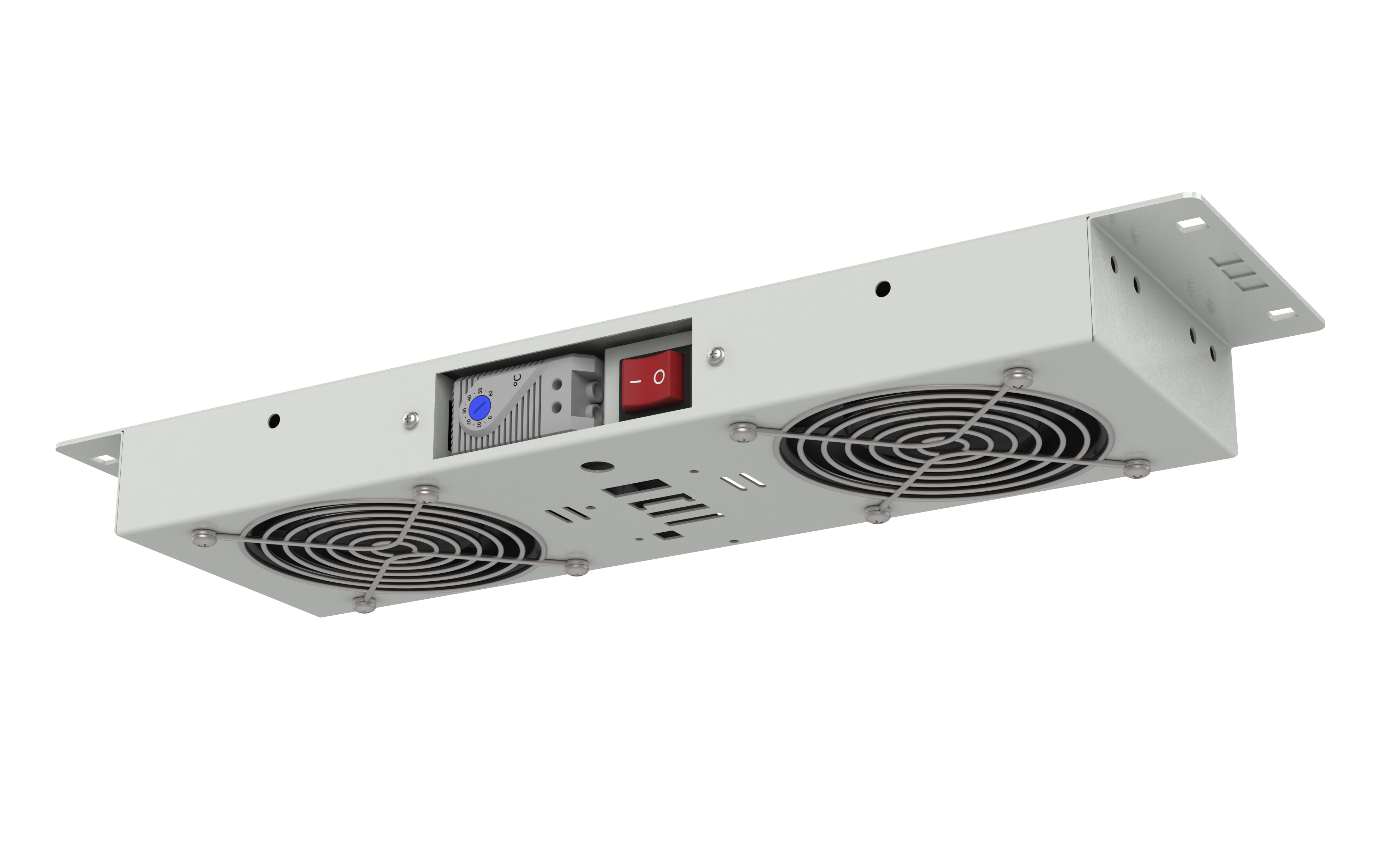 All-Rack 2 Way Rackmount Analog Thermostat Controlled Fan – Attock ...