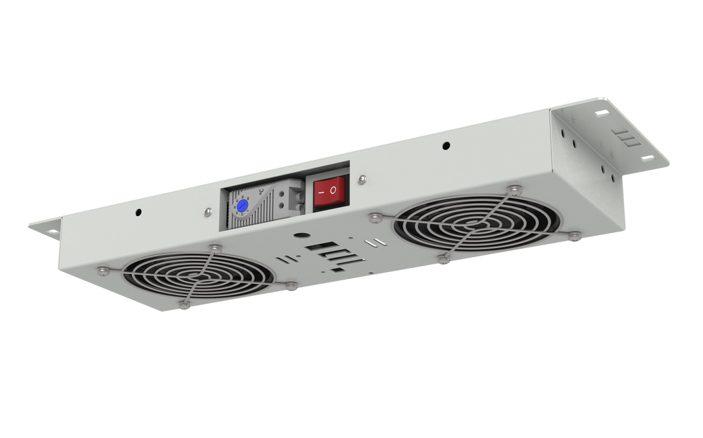 All-Rack 2 Way Rackmount Analog Thermostat Controlled Fan