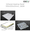 595 X 595 Infrared Heating Panel 360W