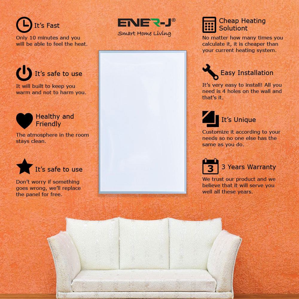 100x60cms Infrared Heating Panel 600W