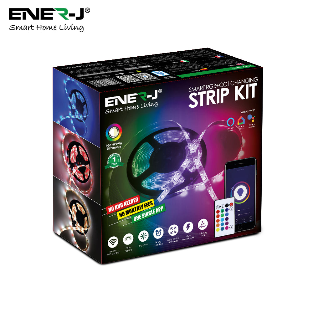 Smart WiFi RGB And CCT Changing LED Tape Kit