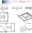 KVM Shelf for 600mm Deep Floor Rack – KVM600