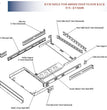 KVM Shelf for 600mm Deep Floor Rack – KVM600