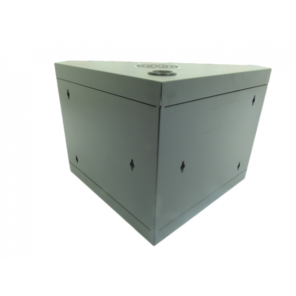 All-Rack Wall Mounted Corner 6U 430mm Deep Data Cabinet