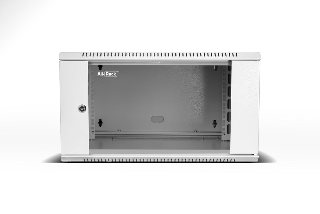 All-Rack Wall Mounted 6U 550mm Deep Data Cabinet, Grey