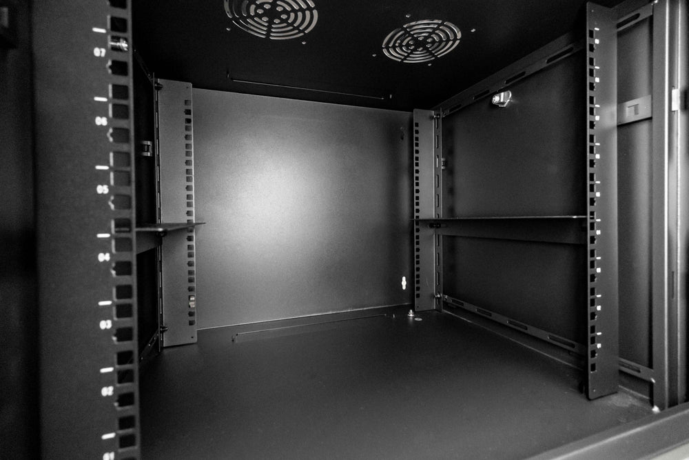 9 Unit Data Rack All-Rack Wall Mounted 9U 450mm Deep Data Cabinet – Attock Network Products