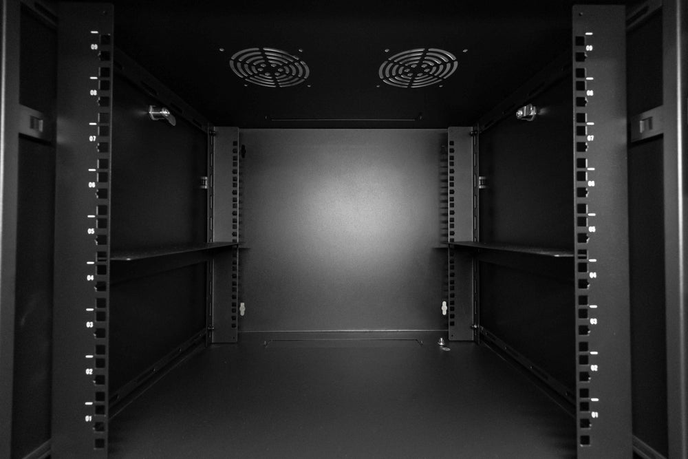 9 Unit Data Rack All-Rack Wall Mounted 9U 550mm Deep Data Cabinet – Attock Network Products