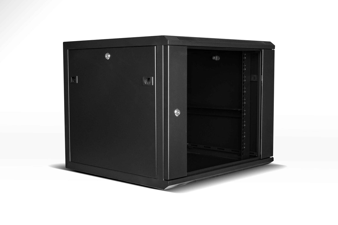 All-Rack Wall Mounted 9U 600mm Deep Data Cabinet