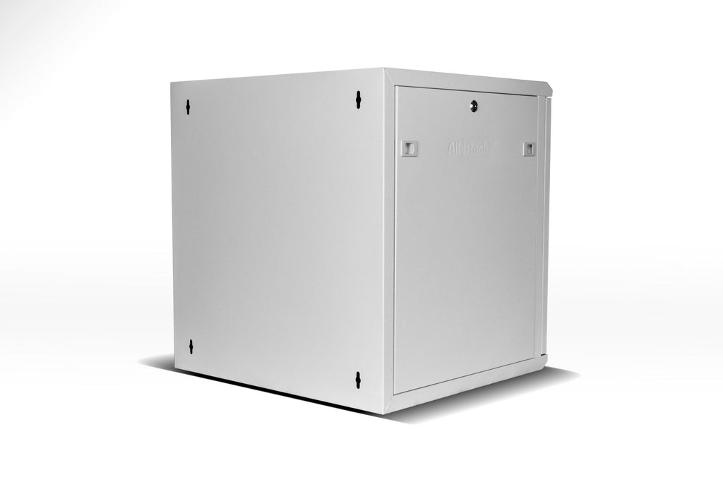 All-Rack Wall Mounted 12U 550mm Deep Data Cabinet, Grey