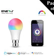 Smart WiFi GLS LED Lamp B22, 9W, RGB+W+WW, Dimmable – PACK OF 3