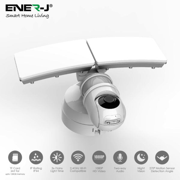 Smart WiFi LED Floodlight Security Camera System 1080P