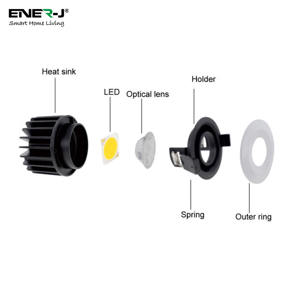 Smart Wi-Fi Fire Rated LED Downlight 8W