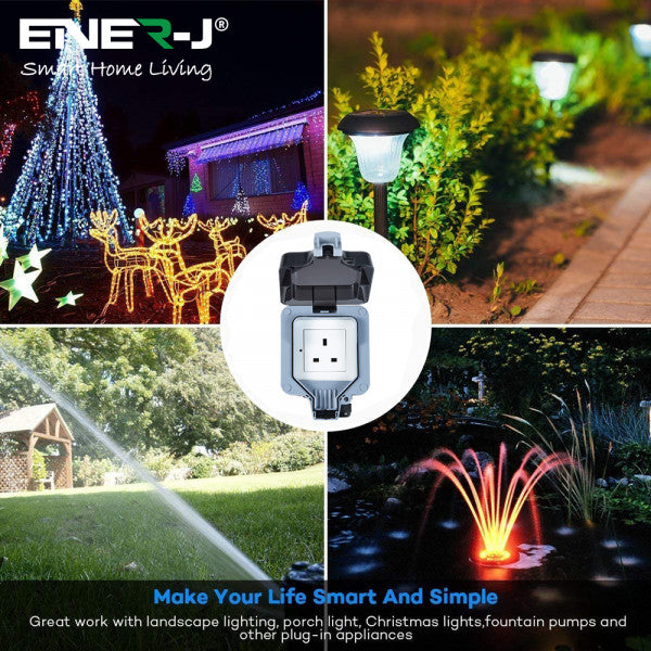 Outdoor Smart WiFi Socket IP55 Waterproof