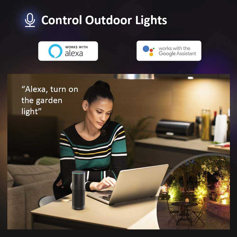 WiFi Smart RGB+W+WW 16W LED Floodlight In ENERJSMART APP