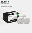 13A WiFi Smart Mini Plug Square 3 Pcs Pack