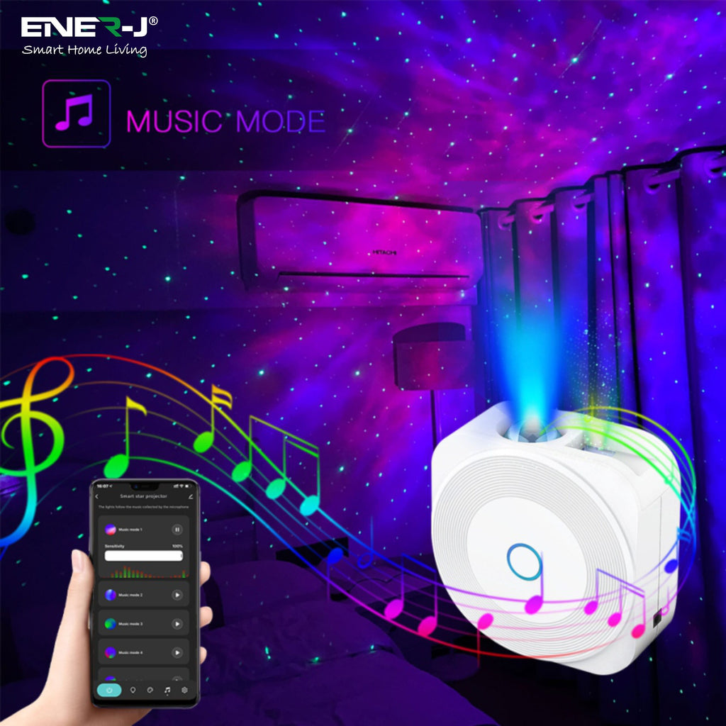 Smart Starry SKY Projector With Music Sync Function