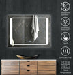 800 X 600 Mm LED Illuminated Bathroom Mirror With Built In Bluetooth Speaker