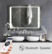 800 X 600 Mm LED Illuminated Bathroom Mirror With Built In Bluetooth Speaker