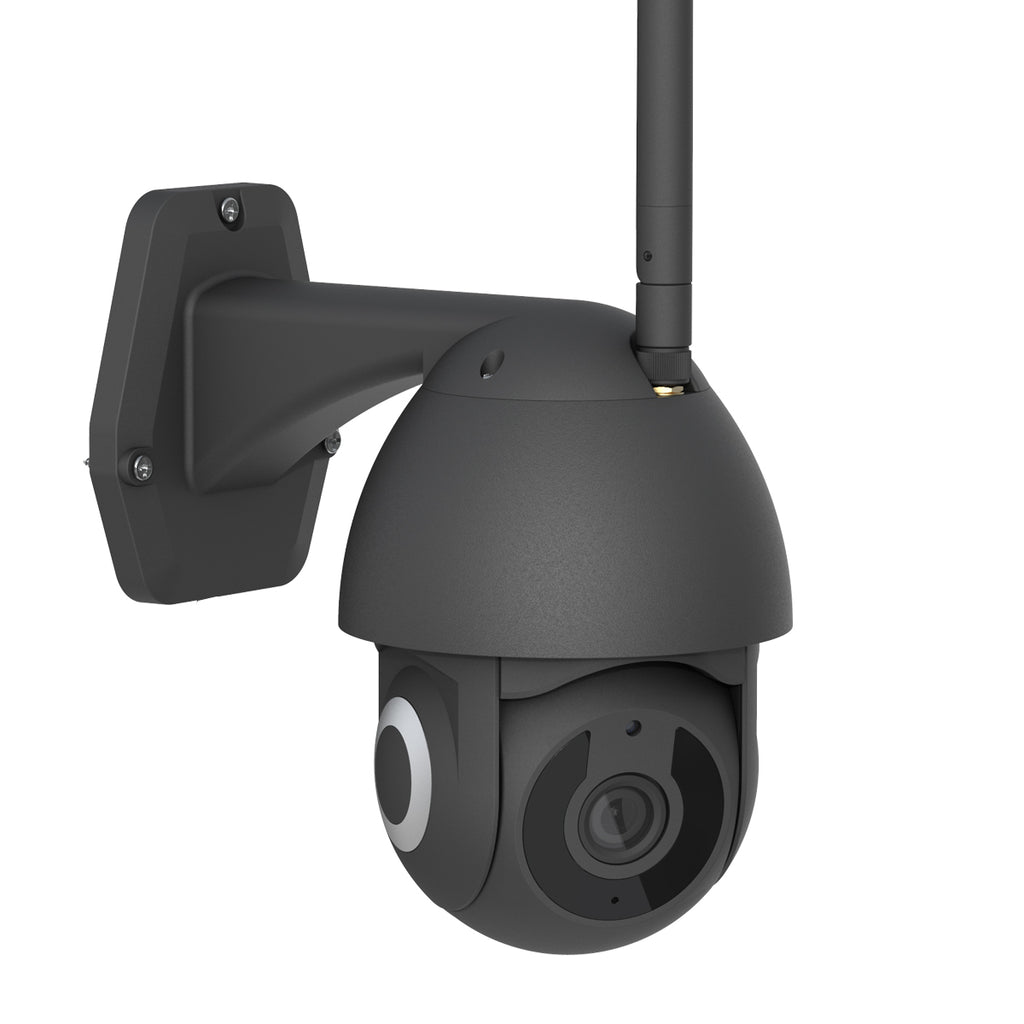 Smart Wi-Fi Dome Outdoor IP Camera IP65 Black Body