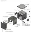 All-Rack IP66 Wall Mount Data Cabinet 9U 600mm Wide X 600mm Deep (Copy)
