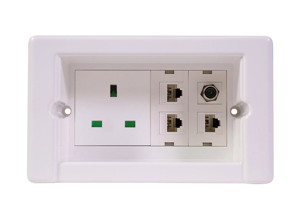 SYNCBOX RECESSED POWER AND DATA SOCKETS