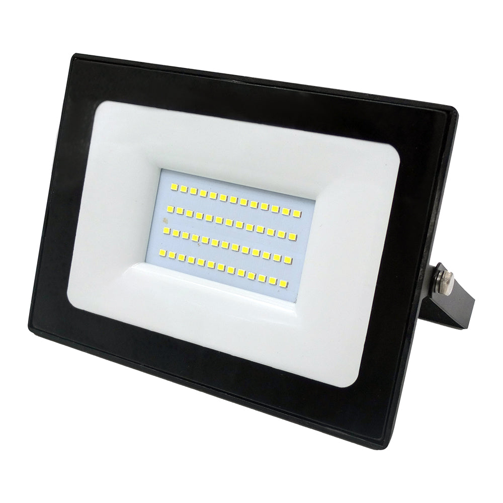 30W Non PIR Slim Line Black Body Flood Light