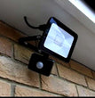 Slim LED Floodlight With PIR Sensor 6000K