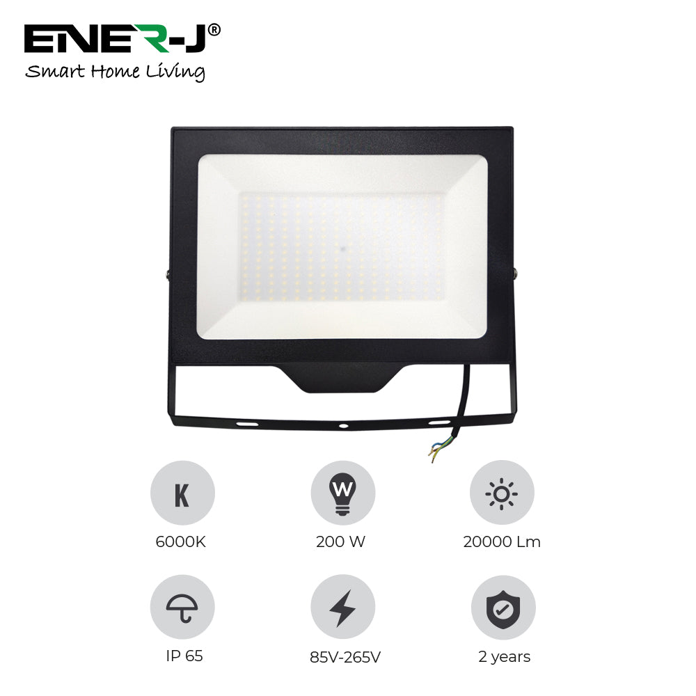 200W LED SMD Non PIR Floodlight IP65 20000Lm 6000K