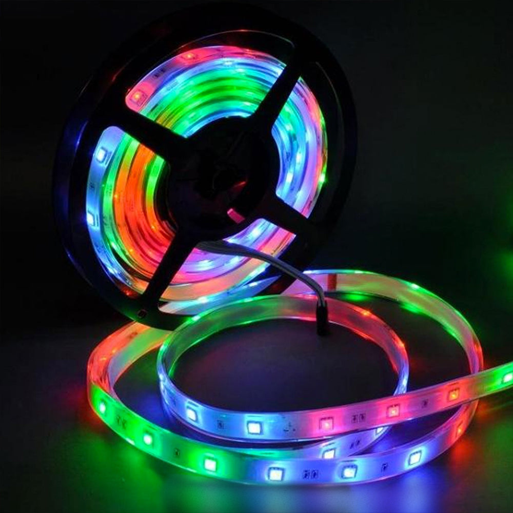 5 Meter Running RGB LED Magic Strip SMD 5050 IP65 With Plug & Play Kit ...
