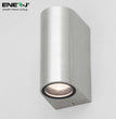 Up Down GU10 Exterior Wall Light Fixture Silver Finish