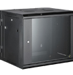 All-Rack Wall Mounted 2 Part Hinged 9U 550mm Deep Data Cabinet